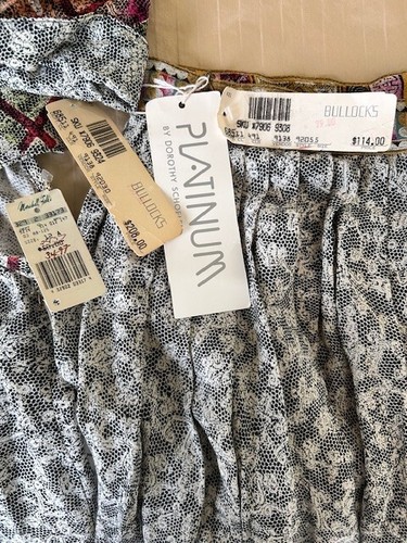 PLATINUM DOROTHY SCHOELEN Vtg 3 Pc NWT Sz S 8 Med Jacket Shell Skirt Knife Pleat - Picture 2 of 23