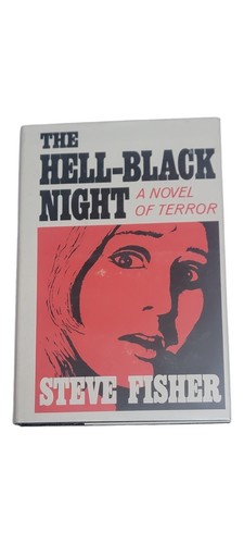 The Hell-Black Night By Steve Fisher 1970 First Edition Mystery Hardcover - Imagen 1 de 2