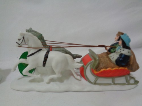 Colección Patrimonio Caballo y Trineo Departamento 56 Exhibición de Navidad Espíritu de 56 Bahía Pr - Imagen 11 de 17