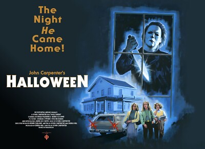 Halloween 1978 Quad Poster Druck 30x40'' John Carpenter Donald Pleasence KOSTENLOSER VERSAND