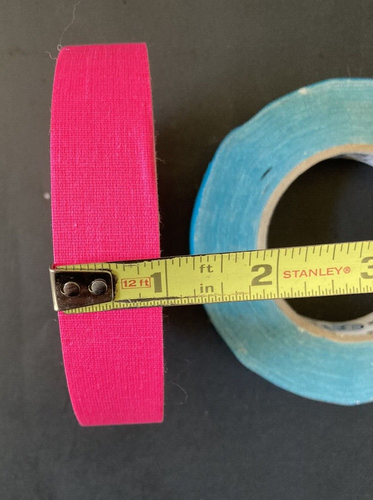 Pro GAFF GAFFER Tape - Used Hot Pink & Blue Teal Color 1” Wide - Picture 5 of 6