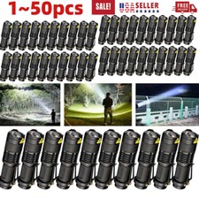 1~50PCS Tactical LED Flashlight Military Grad...