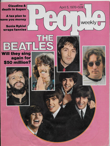 Vintage People The Beatles Apri 5, 1976 The Beatles will sing again for 50 Mill - 第 1/1 張圖片