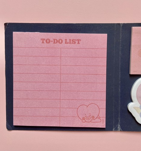 BT21 Tata sticky note memo pad set. Taehyung, V BTS, Bangtan ARMY cute kpop gift - Picture 7 of 11