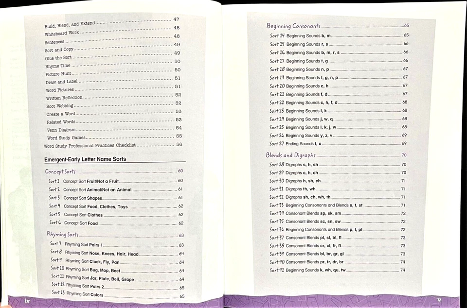Words Their Way - DEVELOPMENTAL MODEL (TEACHER RESOURCE GUIDE) (2008, Pearson) - Image 4 of 4