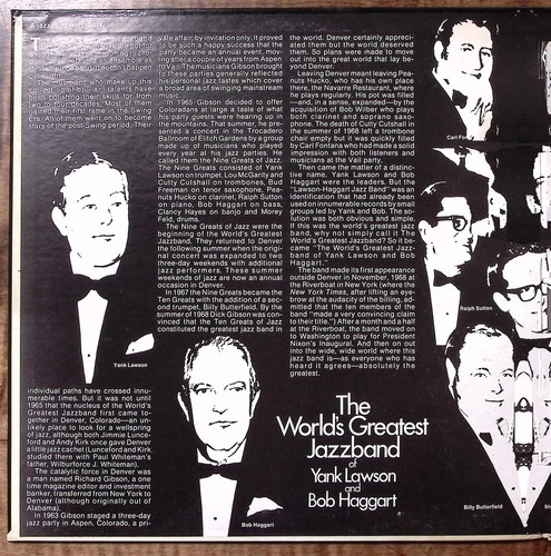 THE WORLD'S GREATEST JAZZBAND OF YANK LAWSON & BOB HAGGART VINYL LP 194-48 - Picture 3 of 6