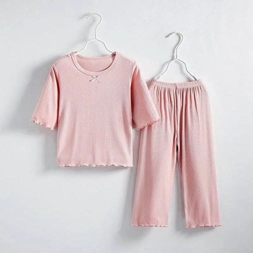 Girls Pajamas Sets Summer Children Sleepwear - Picture 6 of 23