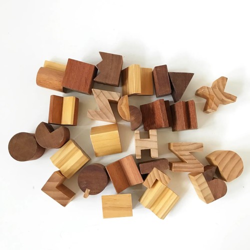 Alphabet Blocks by Pat Kim Areaware - Picture 5 of 11