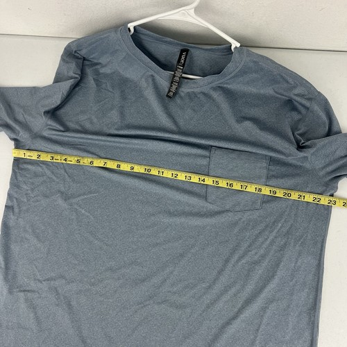 Vuori Men's Size XL Tradewind Performance Pocket T-Shirt Crewneck Blue S/S euc - Picture 6 of 6