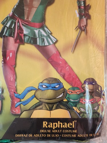 TMNT Sexy Cosplay Teenage Mutant Ninja Turtles Raphael Erwachsene Größe L Kostüm - Bild 4 von 6