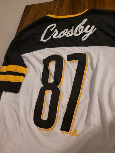 Sidney Crosby Damen Pittsburgh Penguins Trikot Shirt weiß schwarz Größe M 8/10 - Bild 6 von 7