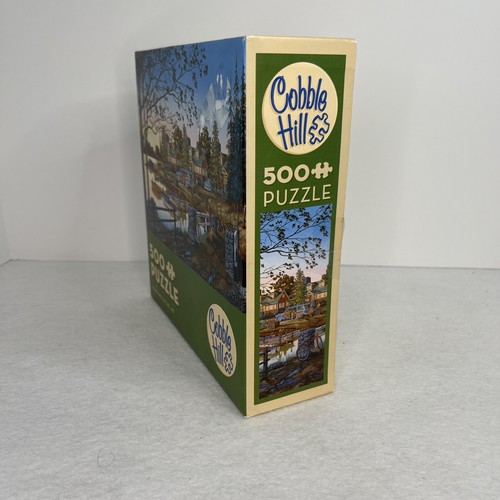 Cobble Hill 500 Piece Country Lake Woods Scene Jigsaw Puzzle Brain Game - Picture 3 of 14