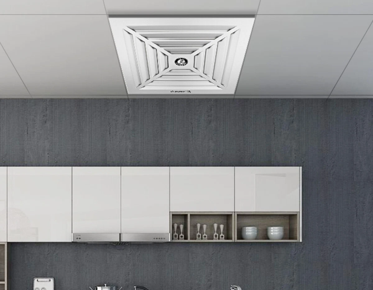 Exhaust Fan Bathroom Kitchen Ventilation Fan Ventilator Ceiling 300 300mm 220V