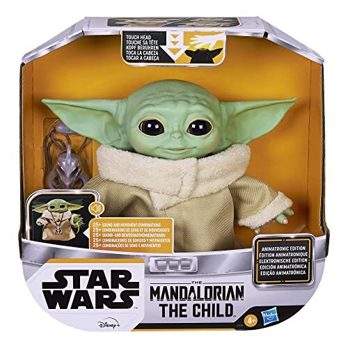 Star Wars Mandalorian The Child Figure Baby Yoda Electric Plush Toy F1119 - Picture 2 of 6
