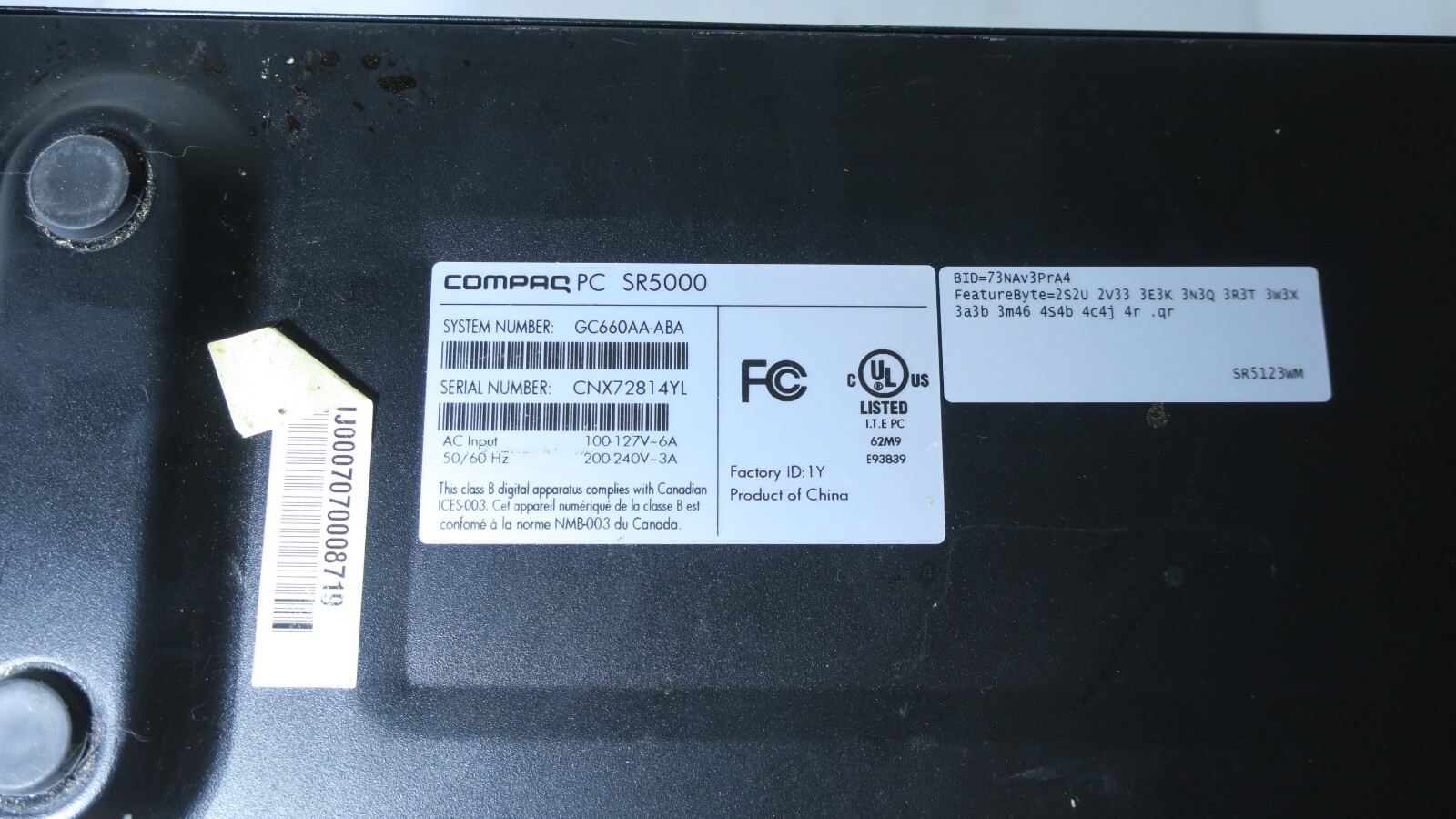 Compaq Presario PC Tower AMD Athlon 64 X2 Dual 2.10GHz 2GB 320GB HDD 4000+ - Picture 12 of 12