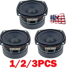1/2/3pcs 3"inch 8ohm 8Ω 15W full-range Speaker Loudspeaker Waterproof Home Audio