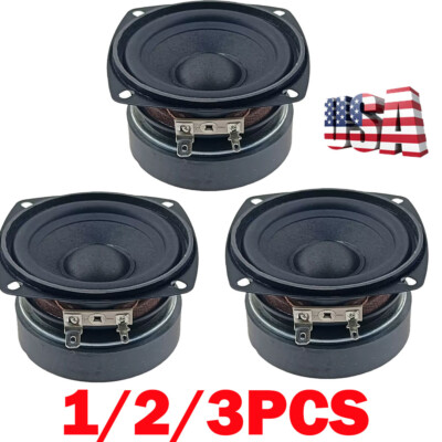 1/2/3pcs 3''inch 8ohm 8Ω 15W full-range Speaker Loudspeaker Waterproof Home Audio