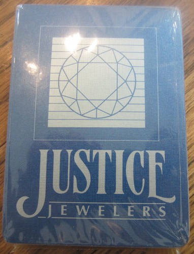 Justice Jewelers Sealed Playing Deck Of Cards - Picture 1 of 2