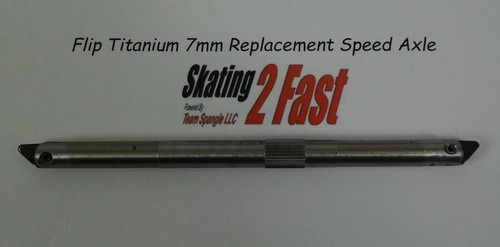 Flip Axle 7mm Replacement Speed Axle Quads Roller Derby Speed Skates - Picture 5 of 10