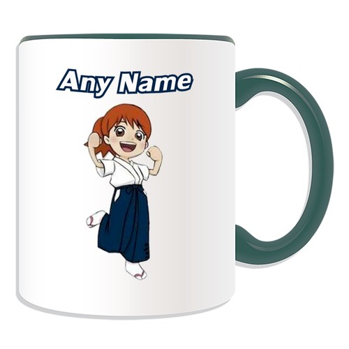 Personalised Gift Aikido Girl Mug Money Box Cup Japan Aikidoka Kung Fu Janpanese - Picture 12 of 20