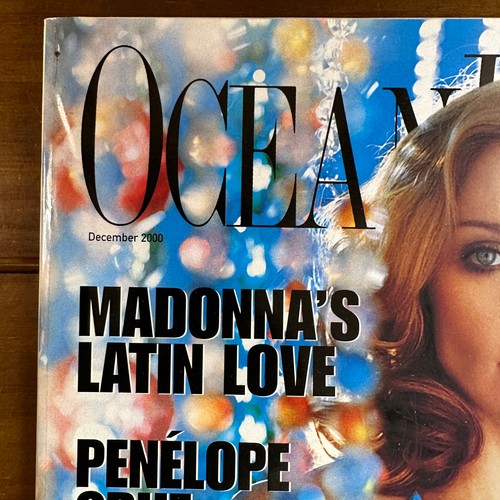 Pre Owned Ocean Drive Magazine December 2001 Madonna No Label - Foto 2 di 4