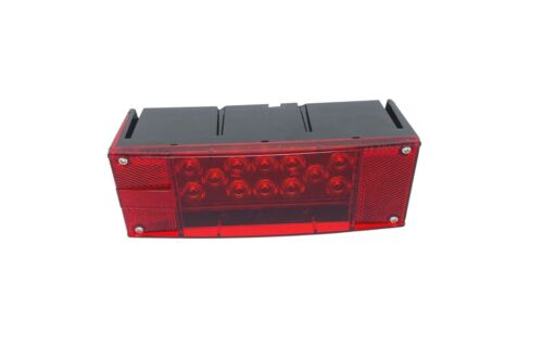 12V LED Rectangle Submersible Trailer Tail Light Replacement Right Curb Side - Picture 3 of 6