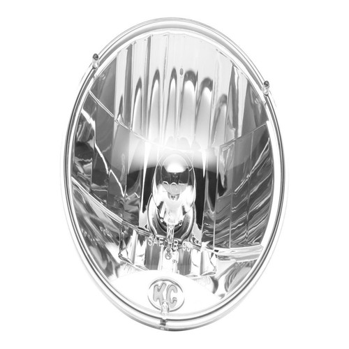 7 Round Chrome Euro Headlights Fits 1955-1957 Deutsch-Bonnet 750 - Picture 2 of 6