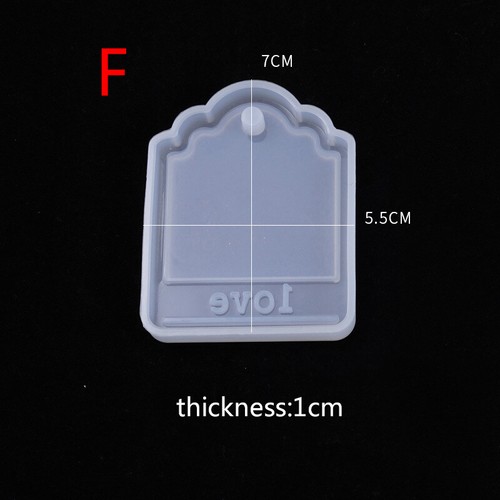 Christmas Tree Hanging Tag Silicone Jewelry Mold Resin Epoxy Mould Casting Craft - Picture 18 of 18