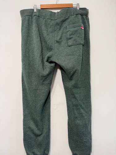 Superdry Pantalones De Chándal Para Hombre XL Verde Joggers Polar Calce Ajustado Algodón Pesado - Imagen 6 de 9