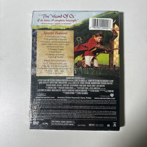 Harry Potter and The Sorcerer's Stone DVD 2-Disc Set New Sealed 2002 Vintage - Picture 2 of 7