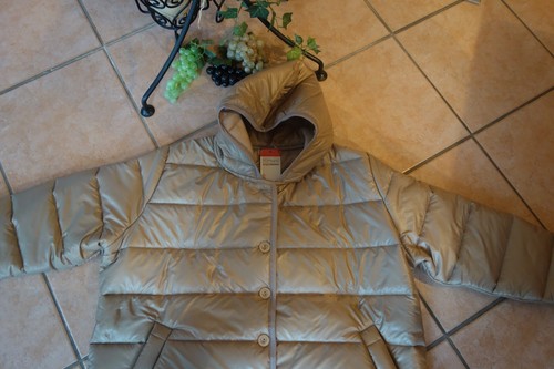 MAGNA Herbst Winter Stepp Mantel mit Kapuze 44 46 NEU taupe hellbraun LAGENLOOK - Bild 4 von 5