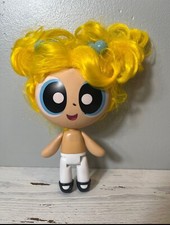 Powerpuff Girls Bubbles 6  Jointed Figure/Doll Vintage Plastic Cartoon Network