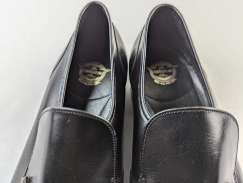 NEW VTG Florsheim Imperial Loafer Men 10.5 E Black Leather Dress Shoe Classic - Picture 11 of 17