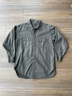 Vintage 1940s 1950s Sweet-Orr Green Button Up Workwear Shirt Vintage 1940s 1950s Sweet-Orr Green Button Up Workwear Shirt