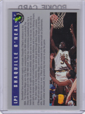 SHAQUILLE O'NEAL ROOKIE CARD Shaq 1992 Classic 1 of 56,000