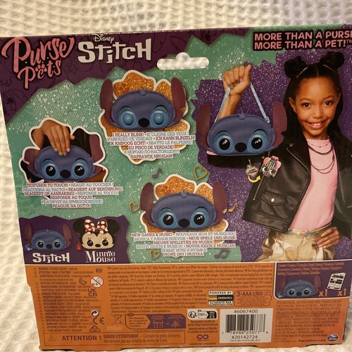 Disney Stitch Interactive Pet Toy and Shoulder Bag, New, - Picture 8 of 13