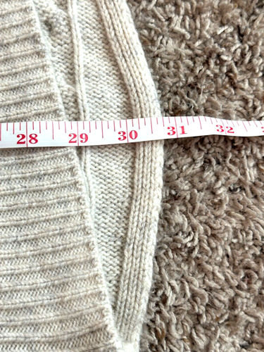 Athleta Women's Northern Lights Wool Cashmere Cable Chunky Side Zip Sweater Med - Picture 9 of 10