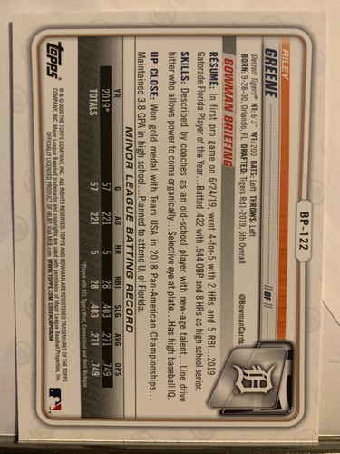 2020 Bowman Baseball Prospects Bp1 - Bp150 You Pick - RC & 1ST BOWMAN (a116) - Picture 221 of 269