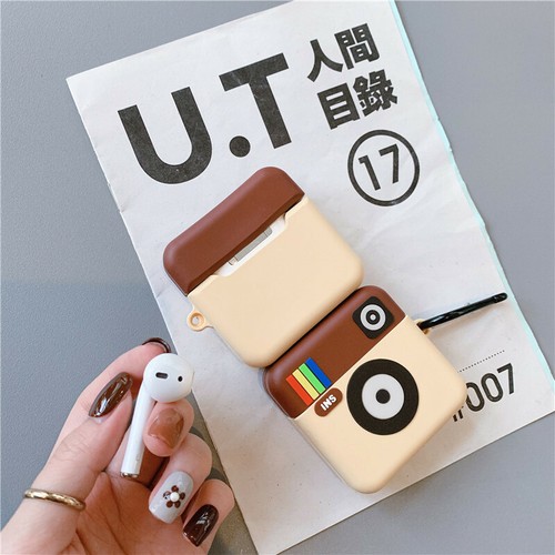 Instagram Kamera AirPods Silikon Hülle Schutzhülle für AirPod Ladehülle - Bild 7 von 7