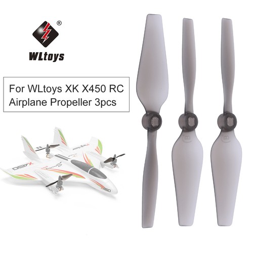 3pcs Propellers for WLtoys XK X450 Airplane Parts G2U8