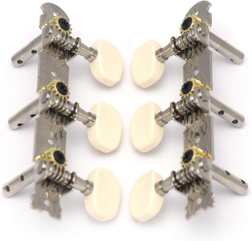 Clavijas de afinación de guitarra 3 en una tabla cromadas cabezales de máquina teclas de afinación afinador... - Imagen 5 de 12