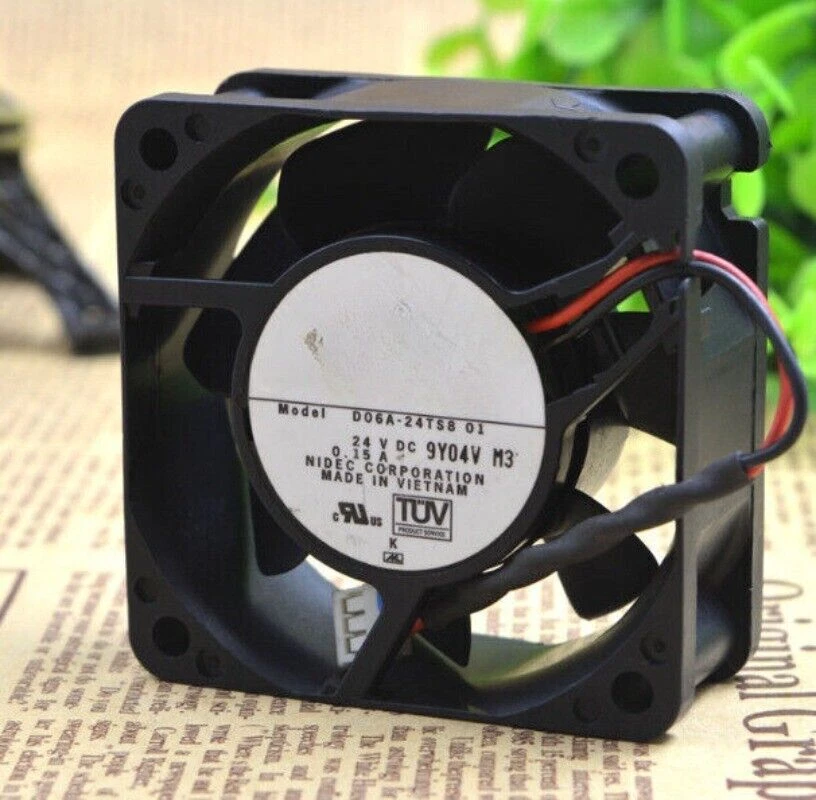 1PCS NEW Nidec D06A-24TS8 01 24VDC 0.15A 60*60*25MM cooling fan - Image 2 of 4