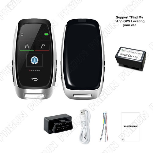 Modified LCD Screen Remote Smart Key For Car w/Original One-key Start Universal - Picture 17 of 18