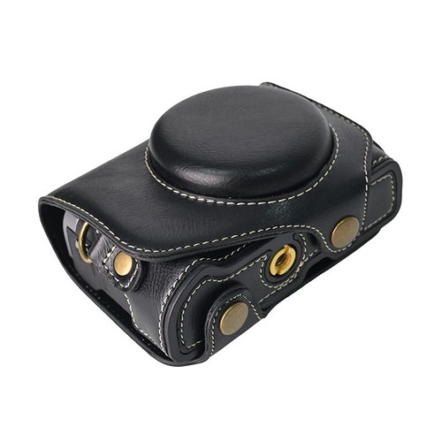 Leather Camera case bag Grip strap for Canon G7X Mark II/G7X III/G7X2/G7X3 - Picture 11 of 37