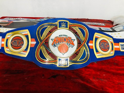 NEW YORK KNICKS NBA LEGADO CAMPEONATO RÉPLICA CINTURÓN TÍTULO 2MM Zinc Chapado - Imagen 5 de 5