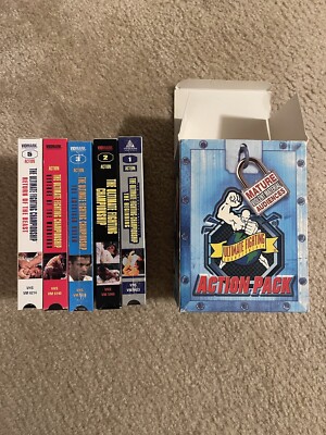UFC 1-5 Box Set Action Pack VHS Tapes - UFC 1 Sealed VHS - UFC 3