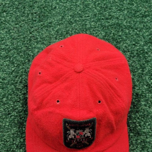 Vtg Polo Sport Ralph Lauren Wool Fitted XL Red Cap Hat Gryphon & Ski Crest USA - Picture 5 of 15