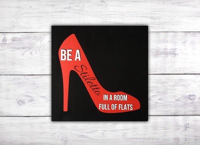 HIGH HEELS Chic Fashion Stiletto Metal Wall Art Decor