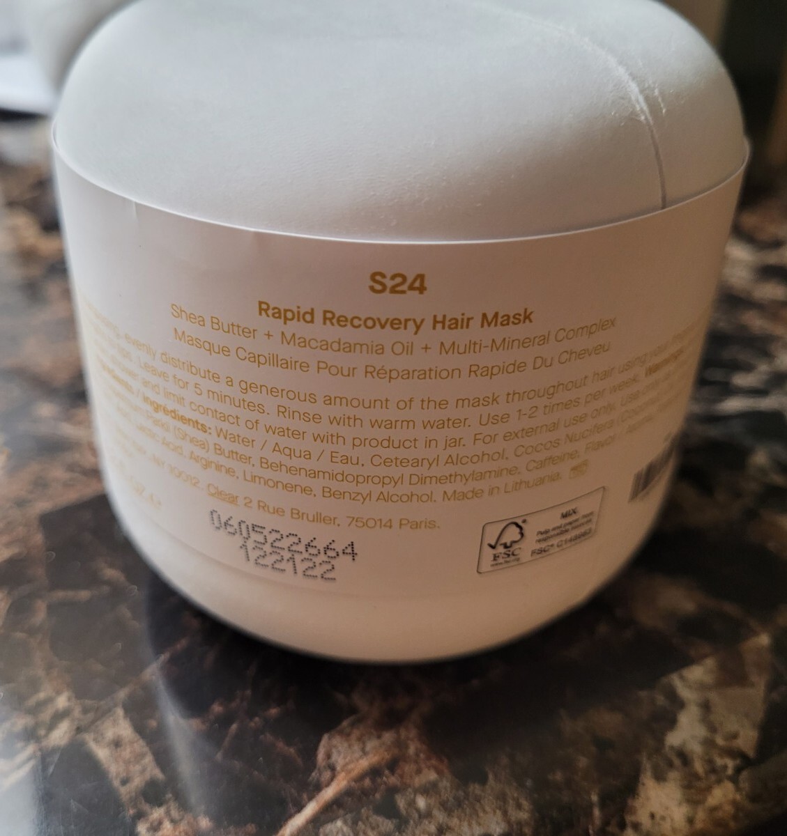 {A14} Spoiled Child S24 Rapid Recovery Hair Mask 125 ml / 4.2 oz NEW