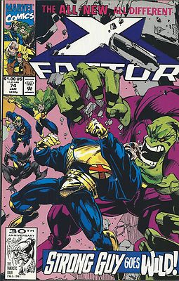 X-Factor Comic 74 Copper Age First Print Peter David Larry Stroman Al Milgrom